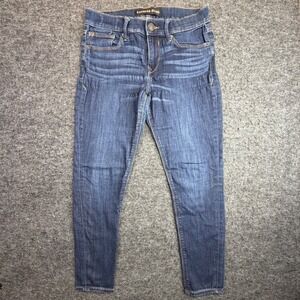 Express Legging Jeans Women 6s Dark Wash Mid Rise Skinny Stretch Denim
